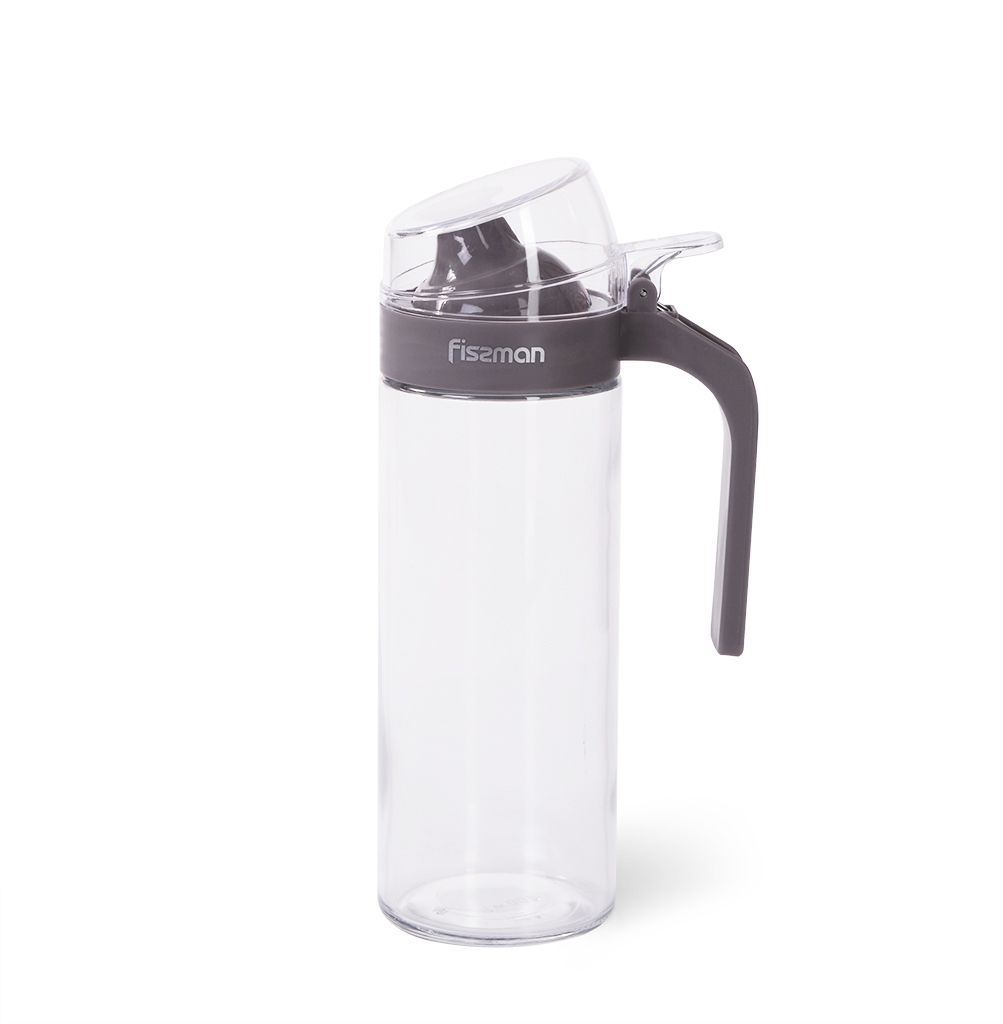 Бутылочка для масла 400мл с пластиковой крышкой (стекло)