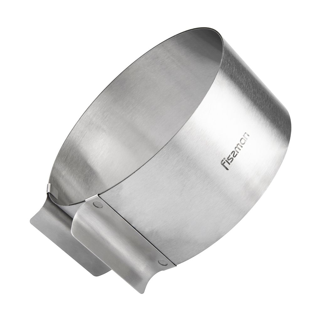 Регулируемое кулинарное кольцо 16-30 см круглое (нерж. сталь)