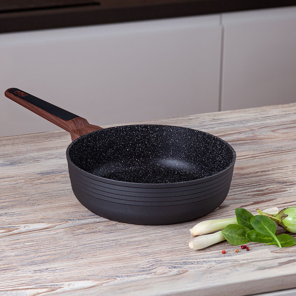 Глубокая сковорода DIAMOND 24x7,2см (алюминий)