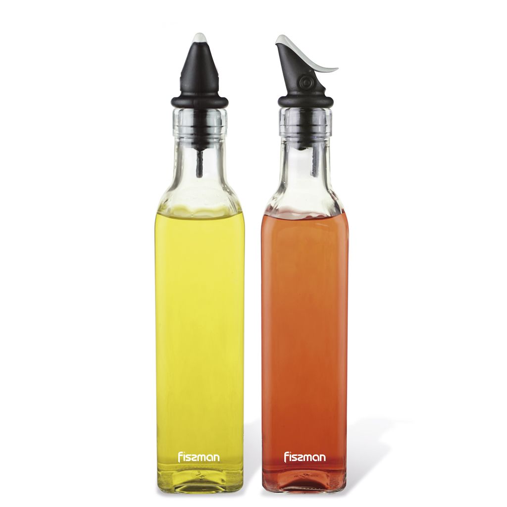 Набор бутылочек для масла и уксуса 2х250мл (стекло)