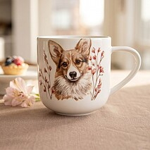 Кружка фарфоровая 380 мл Dogs арт. 16069