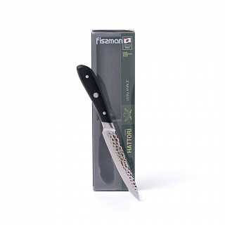 Нож HATTORI Универсальный 13см hammered (420J2 сталь) Нож HATTORI Универсальный 13см hammered (420J2 сталь)