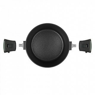 Кастрюля BRILLIANT 20x10см / 2,6л со съемными ручками (алюминий)