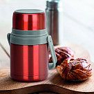 Термос для еды 1000 мл, цвет оранжевый (нерж.сталь)