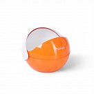 Сахарница 12 x 11 см / 415 мл ОРАНЖЕВАЯ (пластик)