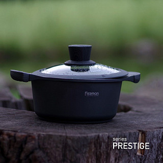 Кастрюля PRESTIGE 20x9,5 см / 2.4 л с крышкой (алюминий) Кастрюля PRESTIGE 20x9,5 см / 2.4 л с крышкой (алюминий)