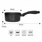 Ковш без крышки FIORE 14x7,5 см / 1,0 л (алюминий)