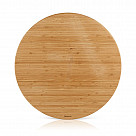 Доска разделочная 43x5см круглая (бамбук)