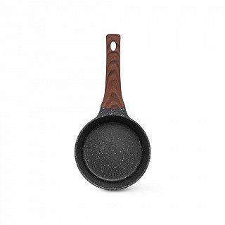 Ковш FILOMENA 16x8см / 1,2 л со стеклянной крышкой (алюминий)