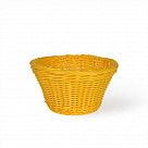 Плетеная корзинка круглая 19x10 см (пластик)
