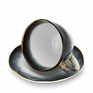 Набор из 2 чашек GALACTICA  230 мл с блюдцами (фарфор)