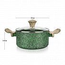 Кастрюля MALACHITE 20x9,8 см / 2,7 л с крышкой (алюминий)