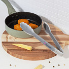 Щипцы MAURIS GREY 23см (нейлон + силикон + нерж.сталь)