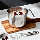 Кружка для кипячения молока 14x11 см / 1,5 л (нерж. сталь)