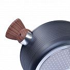 Кастрюля DIAMOND 28x13,5см / 7,1л со стеклянной крышкой (алюминий)