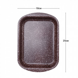 Форма для запекания 25x18x6 см (алюминий) Форма для запекания 25x18x6 см (алюминий)