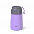 Термос для пищи 620мл (нерж.сталь), цвет Сиреневый