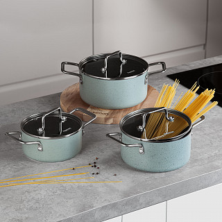 Кастрюля MINI CHEF 14x6,5см / 0,95л с крышкой (алюминий) Кастрюля MINI CHEF 14x6,5см / 0,95л с крышкой (алюминий)