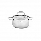 Кастрюля IRON ELEGANCE 16х10 см / 1,85 л со стеклянной крышкой (нер