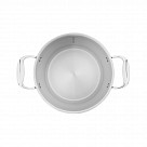 Кастрюля PLATINO 22x12,5 см / 4,4л со стеклянной крышкой (нерж.стал