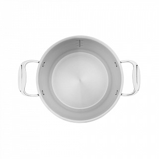 Кастрюля PLATINO 22x12,5 см / 4,4л со стеклянной крышкой (нерж.стал Кастрюля PLATINO 22x12,5 см / 4,4л со стеклянной крышкой (нерж.стал