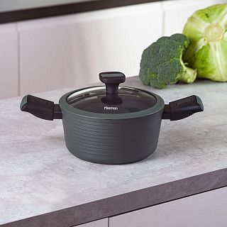 Кастрюля BRILLIANT 20x10см / 2,6л со съемными ручками (алюминий)