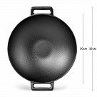 Вок чугунный 30,6 см / 3,1 л