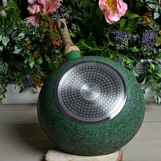 Сковорода-вок MALACHITE 28x8 см (алюминий) Сковорода-вок MALACHITE 28x8 см (алюминий)