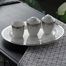 Перечница PLATINA, цвет белый (фарфор)