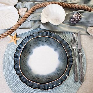 Миска SEA SHELL 12,5см (фарфор) Миска SEA SHELL 12,5см (фарфор)