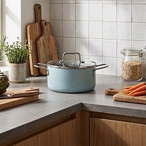 Мини кастрюля алюминиевая 14 cм / 0,95 л Mini chef арт. 14401