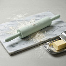 Скалка 39,5x5,5 см, цвет АКВАМАРИН (силикон)