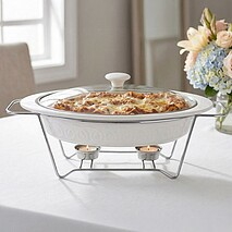 Мармит овальный 36 x 25,7 x 6,1 см / 1,9 л Parmigiano (фарфор)