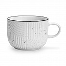 Чашка ART DECO 250мл с блюдцем (фарфор)