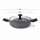 Сотейник алюминиевый со съемными ручками BRILLIANT 28x7,5см / 4,1л