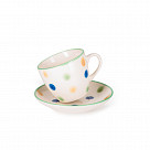 Чашка и блюдце 230мл (фарфор)