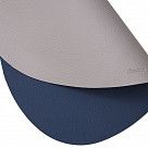 Сервировочный коврик 44x37см, синий+серый (ПВХ)