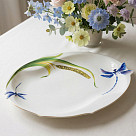 Блюдо DRAGON FLY 34,5х24,5х3,5см (фарфор)