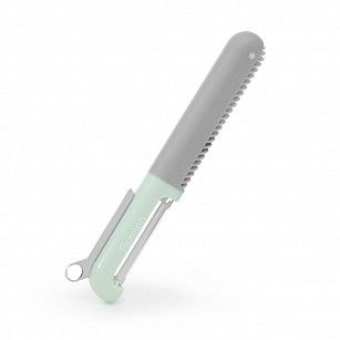 Многофункциональный нож для чистки овощей P-форма (нерж. сталь)