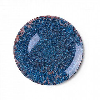 Блюдо OCEANO, 33 см, цвет синий (стекло)