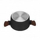 Кастрюля DIAMOND 20x10см / 2,6л со стеклянной крышкой (алюминий)