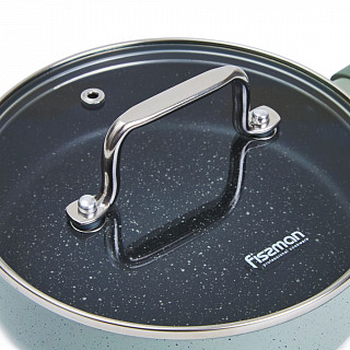 Сковорода MINI CHEF 18x4,5см с крышкой (алюминий) Сковорода MINI CHEF 18x4,5см с крышкой (алюминий)