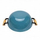 Кастрюля SEAGREEN 32x12,5см / 8л. со стеклянной крышкой (эмалирован