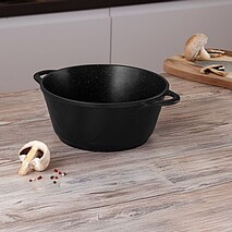 Казан кастрюля из литого алюминия 3 л / 24 х 11,5 см Cook pro