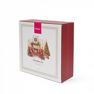 Подставка для торта CHRISTMAS EVE 28см цвет красный (фарфор) Подставка для торта CHRISTMAS EVE 28см цвет красный (фарфор)