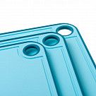 Набор из 3 разделочных досок 41х28см,36х24см,31х20см цвет синий (пл