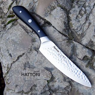 Поварской нож HATTORI 16см hammered (420J2 сталь) Поварской нож HATTORI 16см hammered (420J2 сталь)