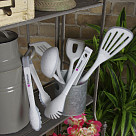 Ложки-щипцы BIANCA 29см (нейлон + силикон)