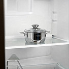 Кастрюля BAMBINO 14x6,0 см / 0,9 л со стекл. крышкой (нерж. сталь)