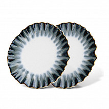 Набор из 2 тарелок GALACTIC WAVES 16 см (фарфор)